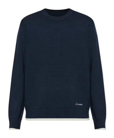Samsoe & Samsoe Sarico Crew-neck Sweater In Blue