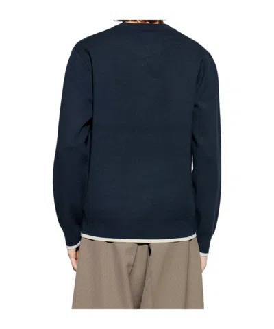 Samsoe & Samsoe Sarico Crew-neck Sweater In Blue