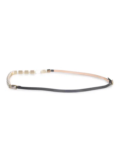 Max Mara Buckle Belt In Gold