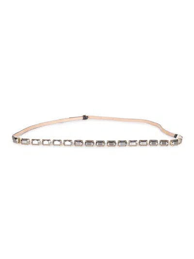 Max Mara Buckle Belt In Gold