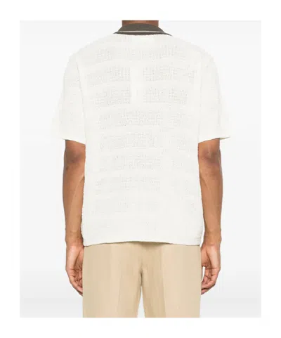 Samsoe & Samsoe Short Sleeve Shirt In White