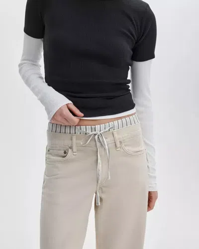 Rag & Bone Belt Loop Jeans In Gray
