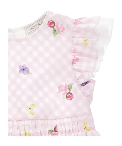 Monnalisa Kids' Ruffled-sleeve Blouse In Pink