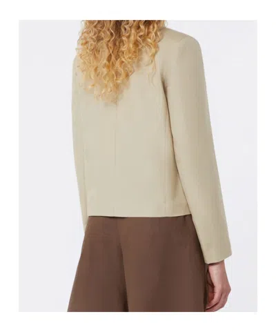 Weekend Max Mara Single-breasted Jacket In Neutral