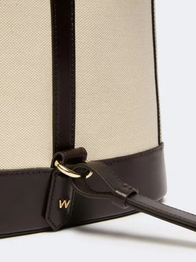 Weekend Max Mara Drawstring Backpack In White