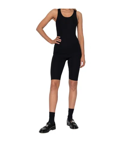 Entire Studios Ribbed Shorts In Black