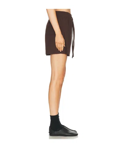 Entire Studios Drawstring Shorts In Brown