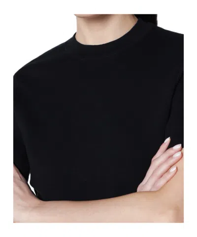 Entire Studios Essential Cotton Mini T-shirt For Women In Black