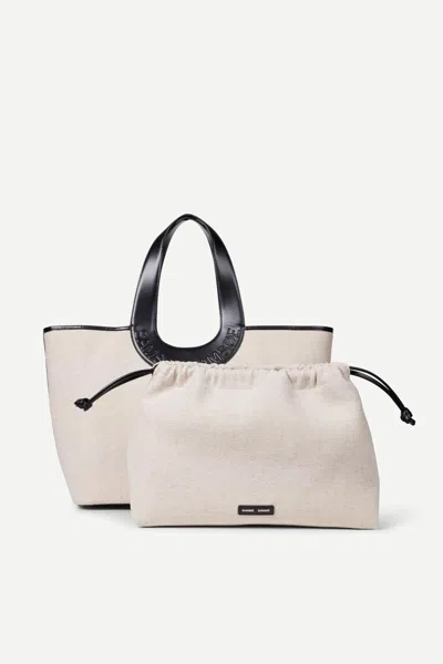 Samsoe & Samsoe Double-handled Handbag In Orange