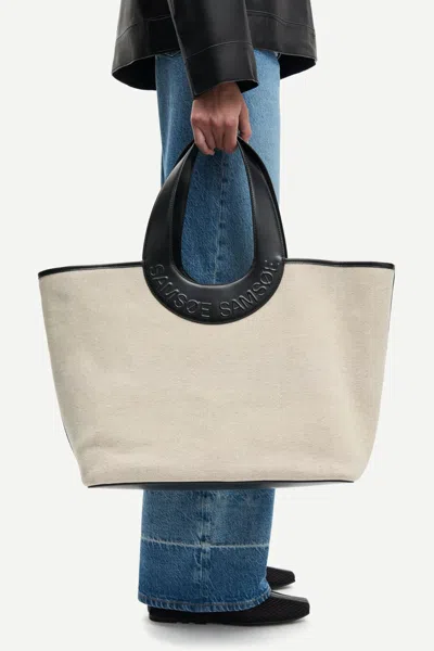 Samsoe & Samsoe Double-handled Handbag In Orange