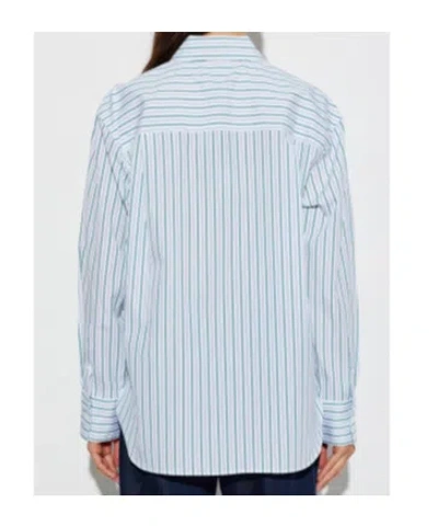 Rag & Bone Striped-pattern Shirt In White