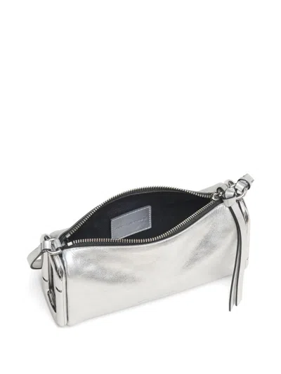 Marc Jacobs Scene Small Leather Shoulder Bag In Silver