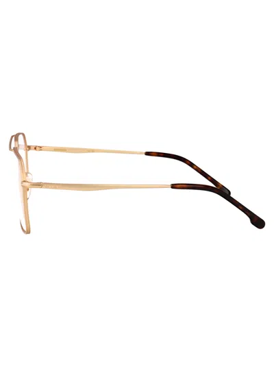 Carrera Rectangle-frame Glasses In Gold