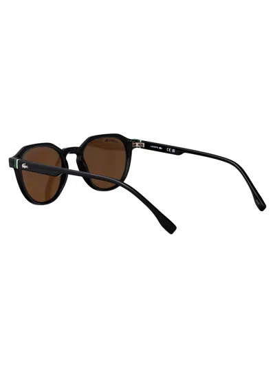 Lacoste Rectangular Sunglasses L6052 S 1 In Brown