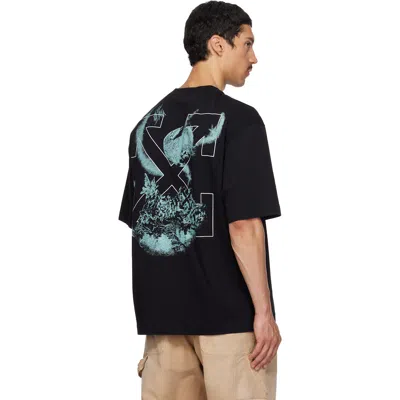 Off-white Off White Motif T-shirt In Black
