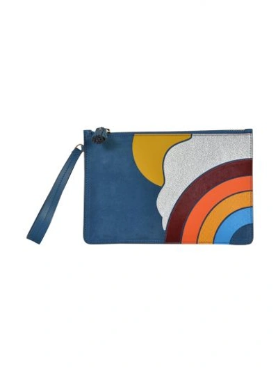 Anya Hindmarch Raimbow Zip-top Pouch In Multicolor