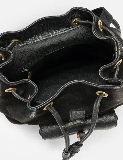 Gucci Bamboo Backpack In Black