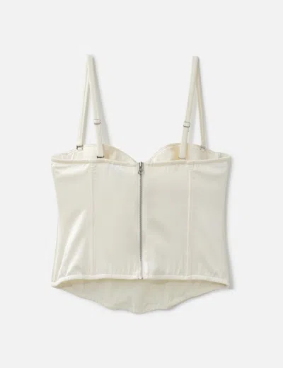 Fleur Du Mal Hamptons Bustier In White