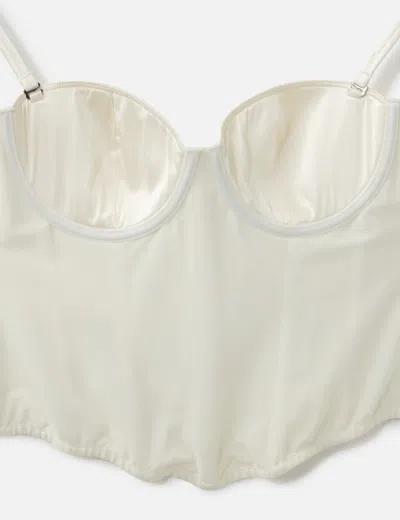 Fleur Du Mal Hamptons Bustier In White
