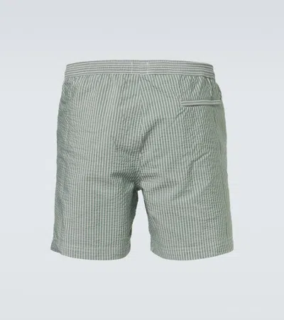 Sunspel Striped Swim Trunks In Multi