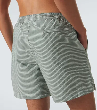 Sunspel Striped Swim Trunks In Multi
