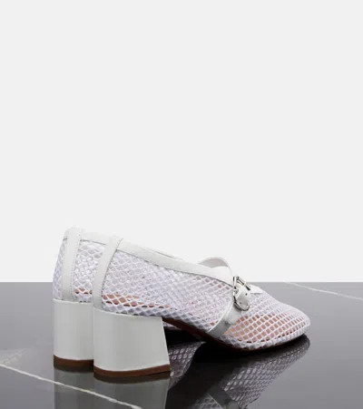 Alaïa 55mm Fishnet Ballerina Pumps In Multi
