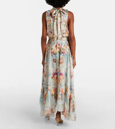 Camilla Necktie Dress With Elasticated Waist A Taste For Lace In Multi