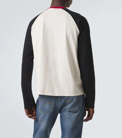 Versace Printed Cotton-jersey Regular T-shirt In Multi