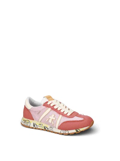 Premiata Sneakers Pink In Multi