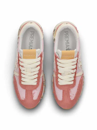 Premiata Sneakers Pink In Multi