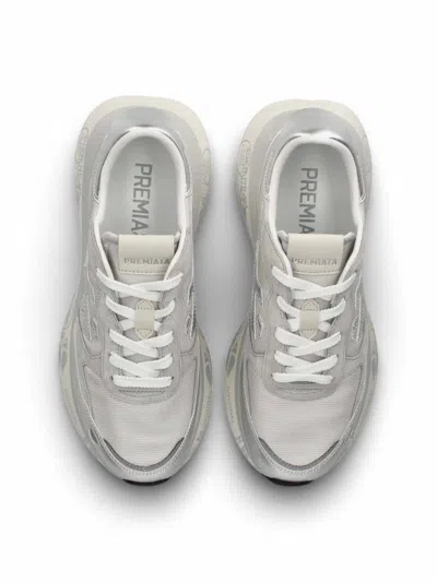Premiata Silver Sneakers In Multi