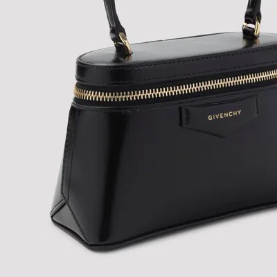 Givenchy Vanity Antigona Leather Handbag With Lettering Logo On The Front In Black