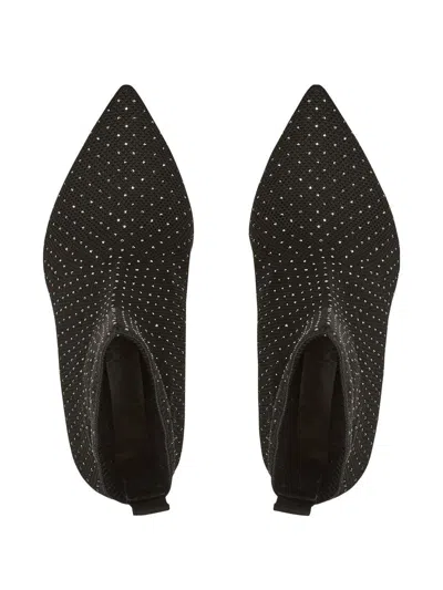 Balmain Skye Stretch-knit Ankle Boots In Multi