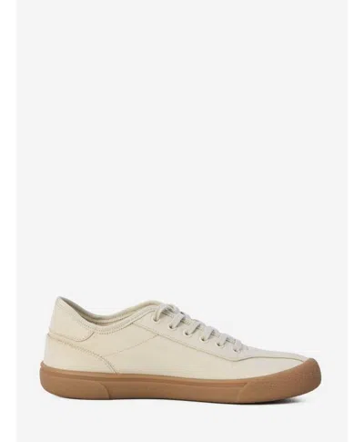 The Row Woman Sneakers Beige Size 7 Textile Fibers In Multi