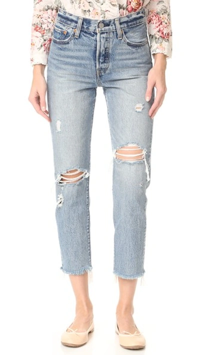 Levi's Wedgie Straight Jeans In Lost Inside