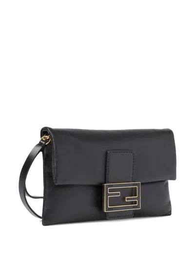 Fendi Valentino Garavani Vlogo Signature Velvet Slingback Pumps In Black
