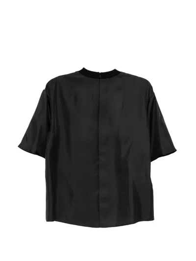 Less Colour-block T-shirt In Black
