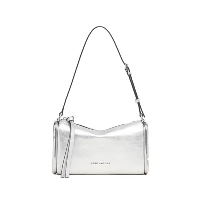 Marc Jacobs Scene Small Leather Shoulder Bag In Silver