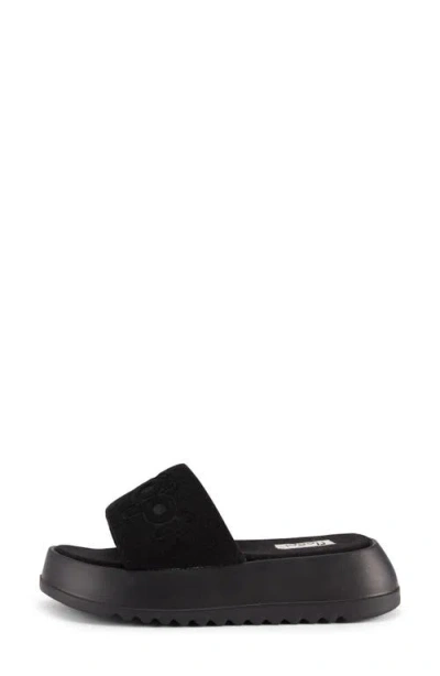 Floopi Terry Platform Slide Sandal In Multi