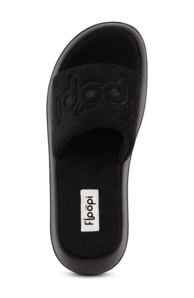 Floopi Terry Platform Slide Sandal In Multi