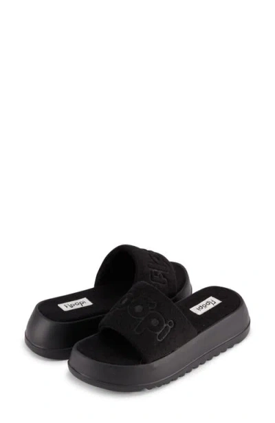 Floopi Terry Platform Slide Sandal In Multi