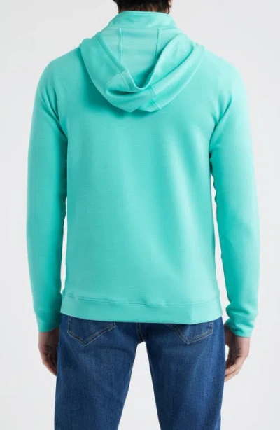 Swannies Jonathan Hooded Quarter Zip Performance Pullover In Multi