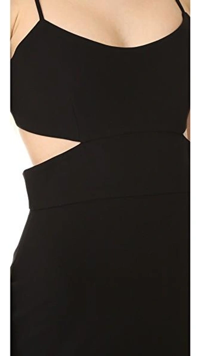 Shop Jill Jill Stuart Sleeveless Cutout Gown In Black
