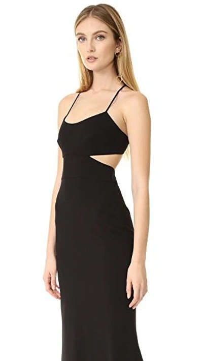 Shop Jill Jill Stuart Sleeveless Cutout Gown In Black