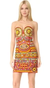 MOSCHINO STRAPLESS DRESS