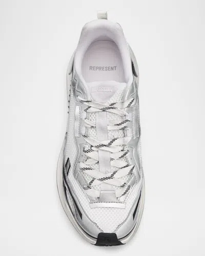Represent Storm-torn Mesh Sneakers In Multi