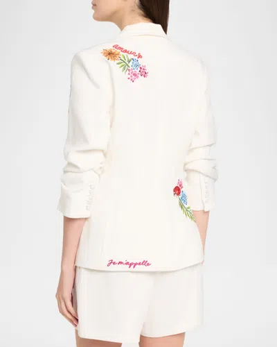 Cinq À Sept Cinq A Sept Celeste Vine Scrunched Cheyenne Blazer In Multi