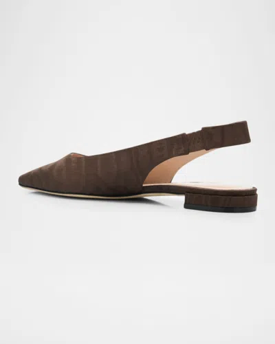 Stuart Weitzman Stassi Moire Slingback Flats In Multi