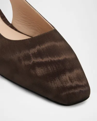 Stuart Weitzman Stassi Moire Slingback Flats In Multi