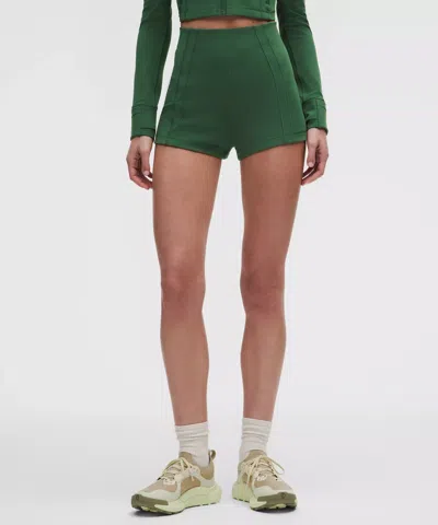 Lululemon Define Micro Short In Green